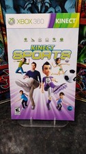 KINECT SPORTS Xbox 360 System Game 2010 Original Instruction Manual Booklet ONLY