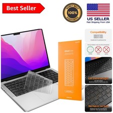 Transparent TPU Keyboard Protector for MacBook Pro and Air - Touch ID Friendly