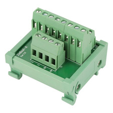 2 in 8 Out DIN Rail and Panel Mounting Power Distribution Module Board Terminal
