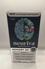 Neuriva Brain Health Memory 3D Supports Sort+Long Term Memory 30 Caps. Exp04/27