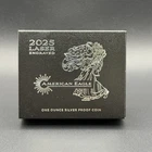 2025 Laser Engraved American Eagle One Ounce Silver Proof Coin West Point (W)