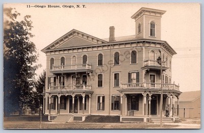 K32/ Otega New York RPPC Postcard c1910 Otega House Beagle Brothers Hotel 959
