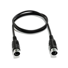 MIDI Extension Audio Cable - 5 Pin DIN - Male to Male/Female  100 Cm - 39.37" 