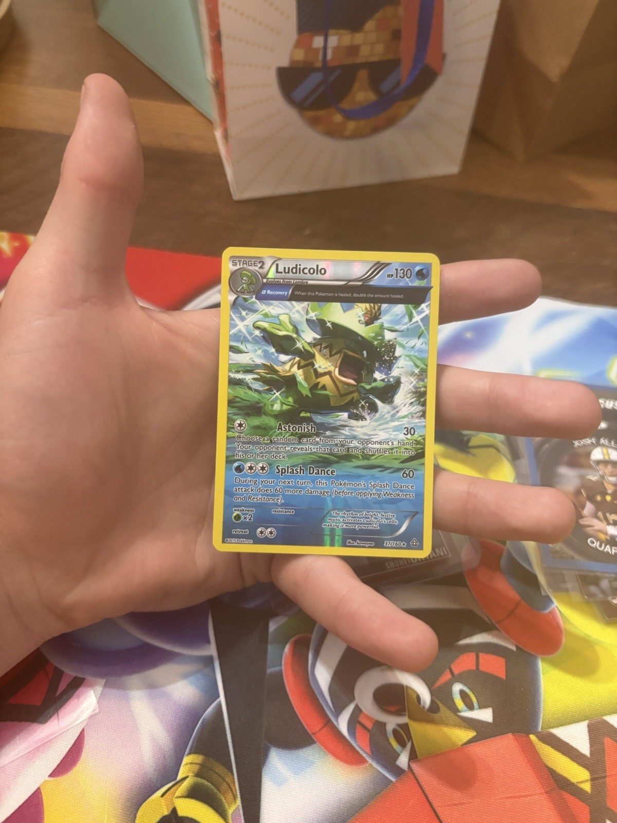 Ludicolo (Alpha) 37/160 XY - Primal Clash Reverse Holo Rare Full Art NM