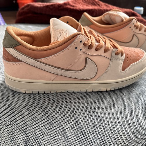 Nike SB Dunk Low Pro Premium Trocadèro Gardens Men’s Size 13 AmberBrown GuavaIce