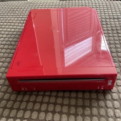 Nintendo Wii Rot Nur Konsole Getestet & Schaltet Ein, Ohne Kabel oder Zubehör ��