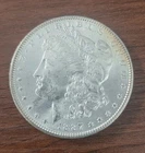 1887 Morgan Silver Dollar $1 BU UNC Low MS Sharp Strike Philly No Reserve