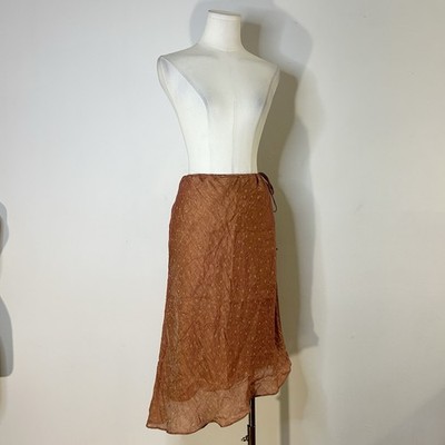 90s Y2K Asymmetrical Hem Skirt Phoebe Buffay Fairycore 30-34 Inch Waist 