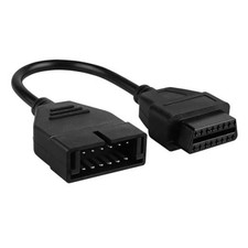 OBD1 Scanner, OBD1 to OBD2 Adapter, OBD1 12 Pin to OBD2 16 Pin Socket Scanner