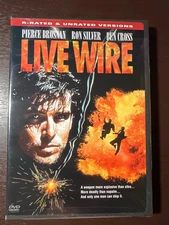 Live Wire DVD 2003 Contains R-Rated + Unrated Version Pierce Brosnan New SEALED
