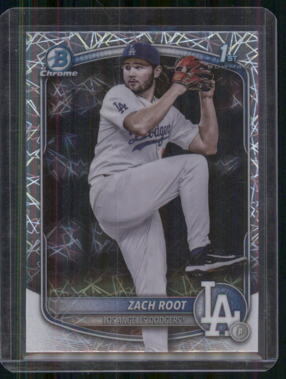 2025 Bowman Draft #BDC-22 Zach Root Chrome Laser Refractor