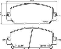 Brembo BremsbeläGe Bremsbelagsatz Scheibenbremse FüR Honda CR-V RT RW Rw_ Rt_