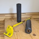 JOHN DEERE 855 955 970 4200 4400 72IN MOWER DECK ROLLERS AND BRACKET AM106632