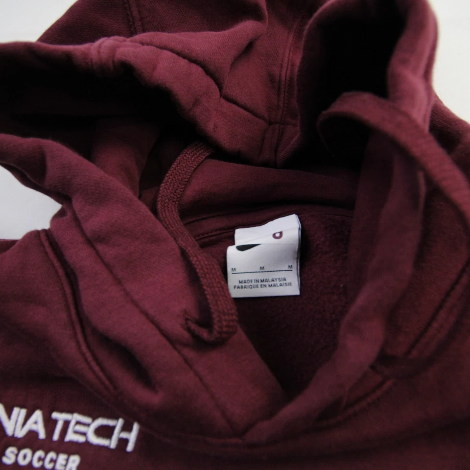Virginia Tech Hokies Nike Sweatshirt Men's Maroon Used - Image 3 of 4