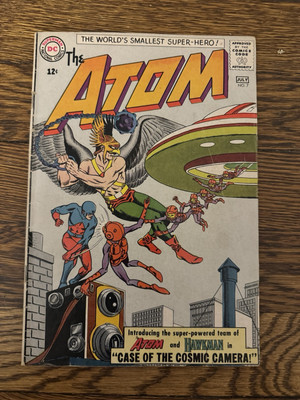 The Atom #7 (DC Comics 1963) [VG+]  Case Of The Cosmic Camera! 