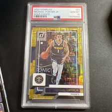 2022 donruss michael porter jr choice 1/10  Psa 10 Same Jersey Number= 1 Of 1