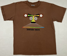 Vintage Beastie Boys T Shirt Mens Medium Hello Nasty Tour Concert 1998 Brown