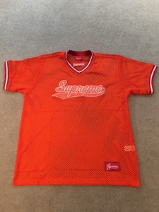 supreme mesh baseball top