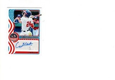 CJ WEINSTEIN 2025 USA BASEBALL PANINI STARS $ STRIPES AUTOGRAPHED 16U/17U CARD