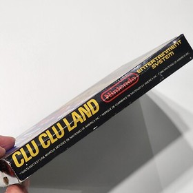 Clu Clu Land Game Rare BLACK BOX Nintendo NES 1985 Early Edition Collectable