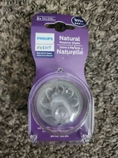 Philips Avent Natural Response Nipple  Baby Bottle Nipple 2 Pack 1M+ Sealed
