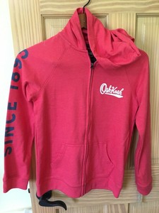 red pink moletom com capuz