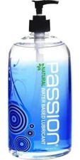 Passion Natural Water-Based Personal Lubricant, 16 Fl Oz - Premium, Non-Sticky,