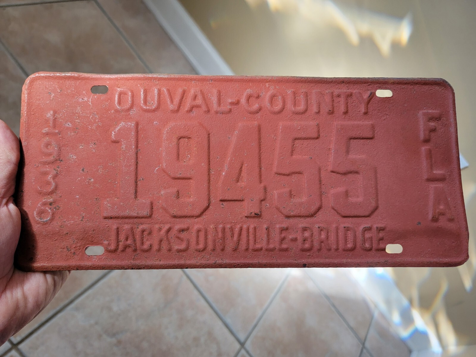 1936 1975 Jacksonville Florida License 37 Plates Duval Tag Vintage