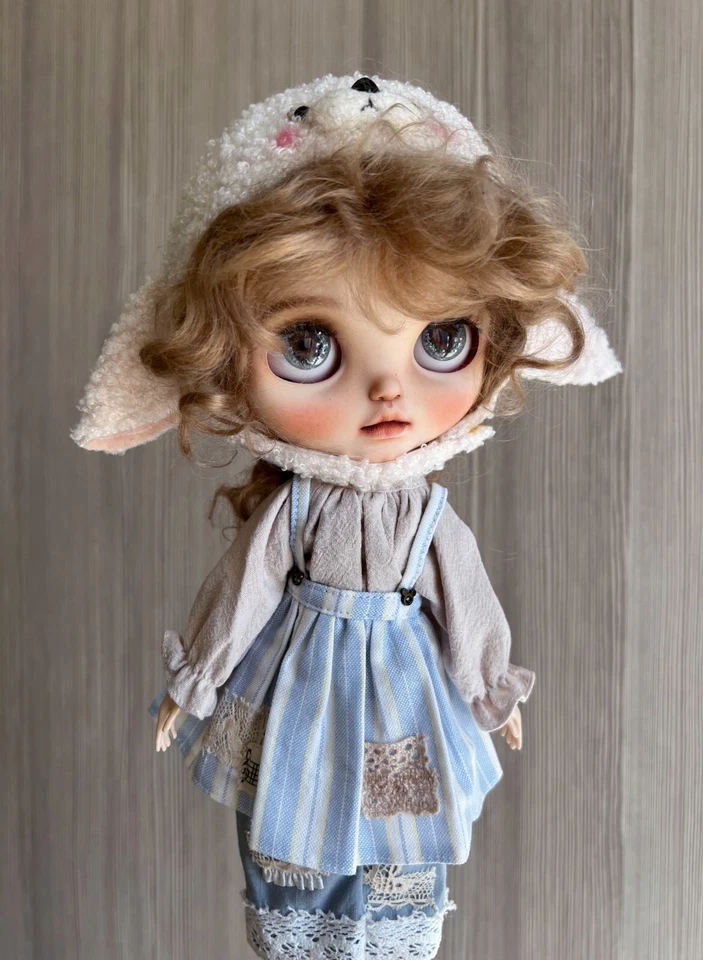 Blythe Doll Clothes -- Cute Kids Wear Style Puppy Themed Costume Set (RARE) - Image 2 of 4