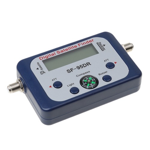 Buscador de medidor de señal satelital digital plato Directv con brújula zumbador LCD - Imagen 2 de 7