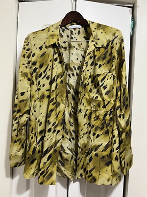 Primark Cares Blouse Size 16  V Neck Longe Sleeve