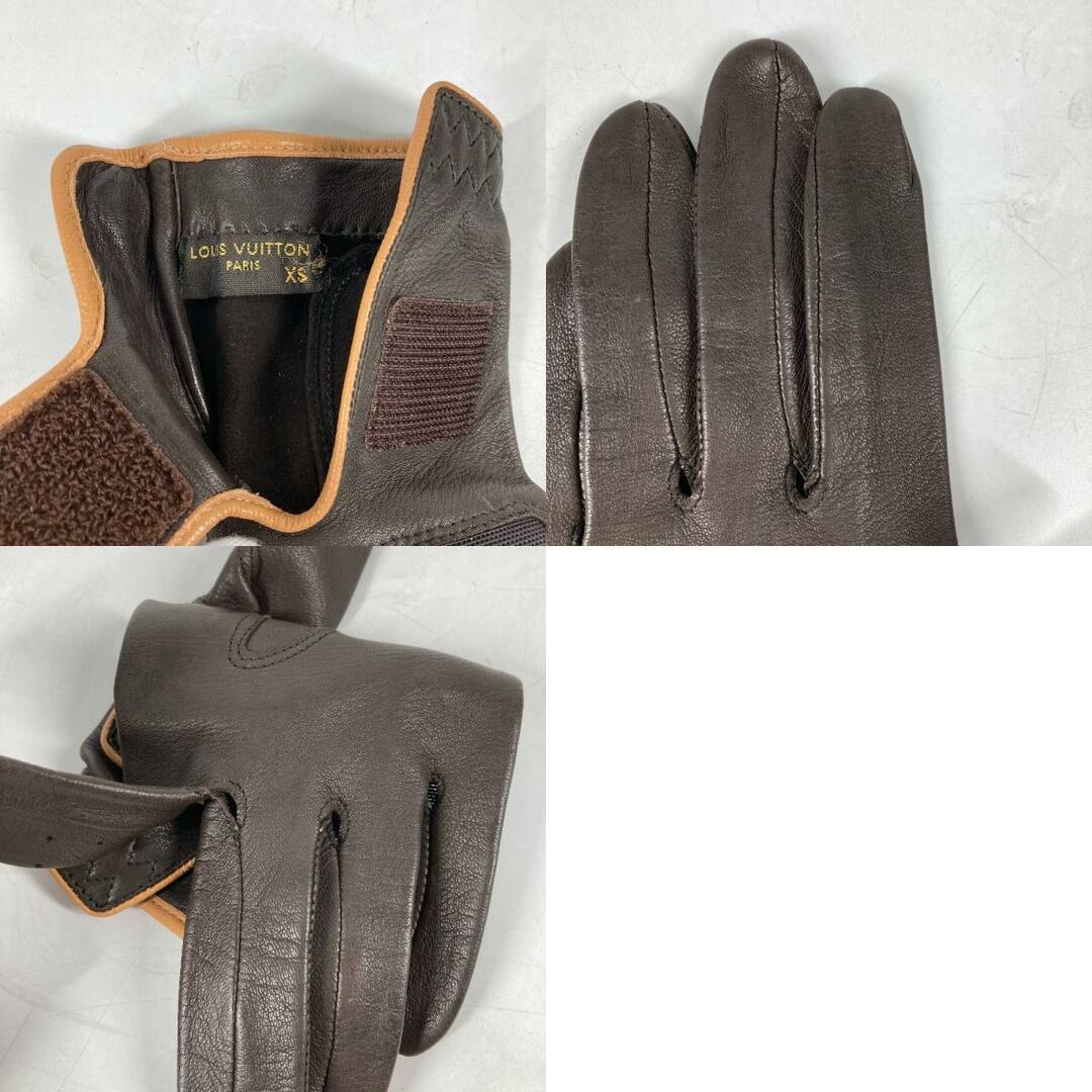 LOUIS VUITTON ブラウン手袋　未使用　正規品 LOUIS VUITTON golf glove sports right hand gloves Leather