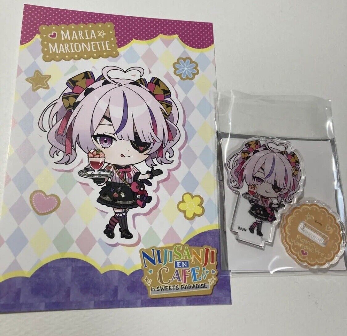 MARIA　オーダー品【パステル画】 Nijisanji EN X Sweets Paradise Maria Marionette Postcard Acrylic