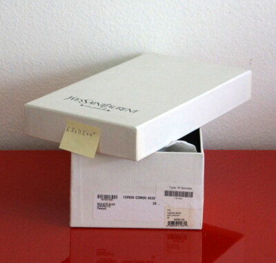 Yves Saint Laurent Empty Shoe Box for PUMP Platform Sandals YSL 100% Authentic 