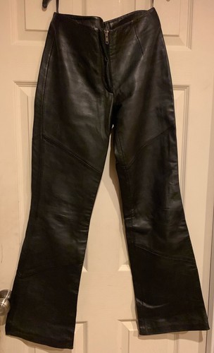Pelle Studio Black Calf Leather Pants 