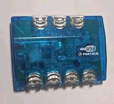 Vintage Q-Stor 7 Port USB Hub Model: QU2RCT7 - e372 - PORT HUB