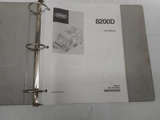 Tennant Driveable Sweeper Model 8200D Parts Manual 330080