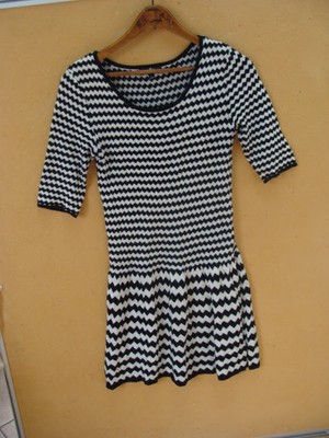 zig zag jumper dress