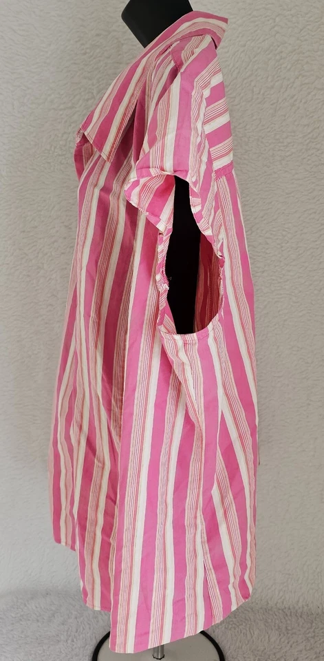 Camisa Top Blusa Mujer George Talla 26W/28W 26/28 Manga Corta Con Botones Foto 4 de 4