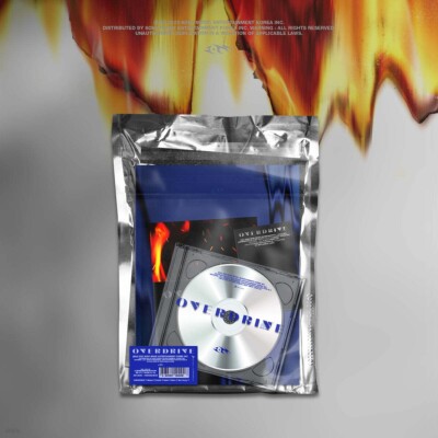 I.M MONSTA X EP Album [OVERDRIVE] BLUE Ver. CD+P.Book+P.Card+Sticker+F.Poster