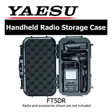 Yaesu FT5DR FT-5DR  FT5 Handheld Portable Radio Storage Case for Battery Antenna