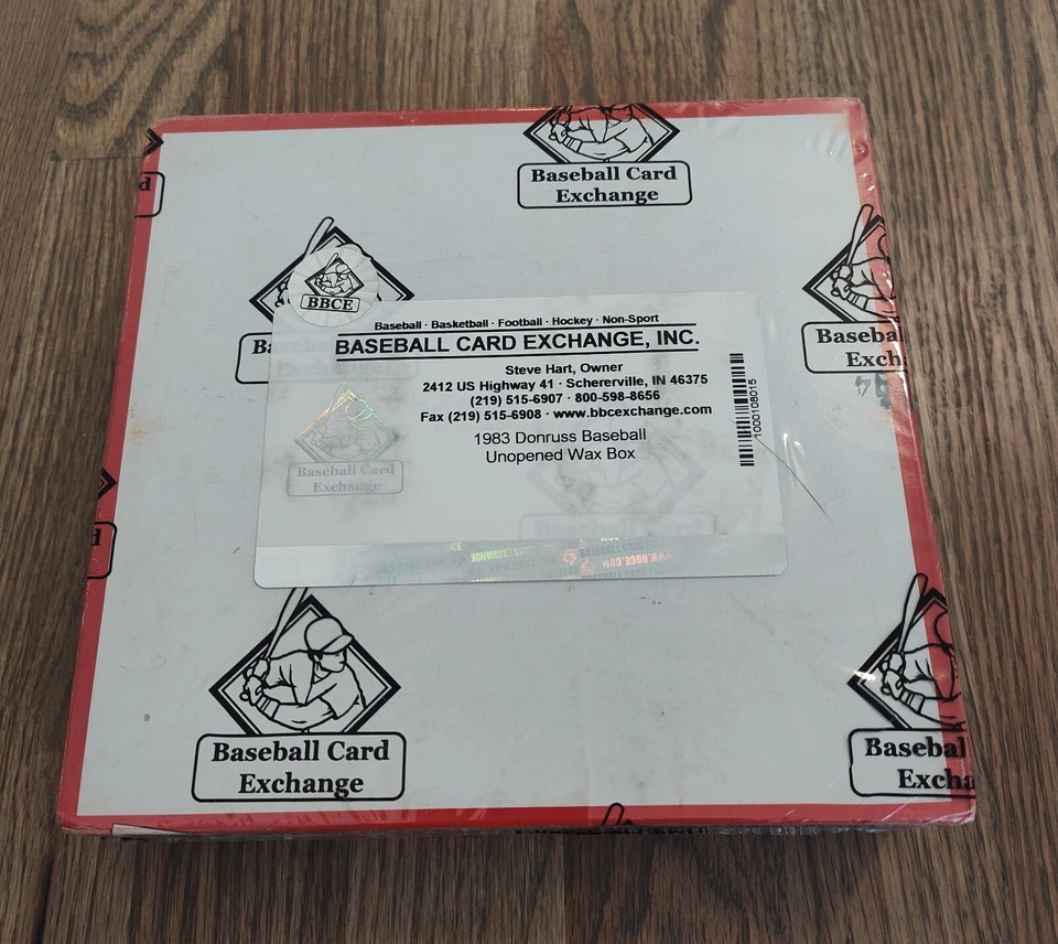 Восковая упаковка 1983 Donruss Baseball из Аутентифицированной Коробки (BBCE) - Изображение 4 из 4
