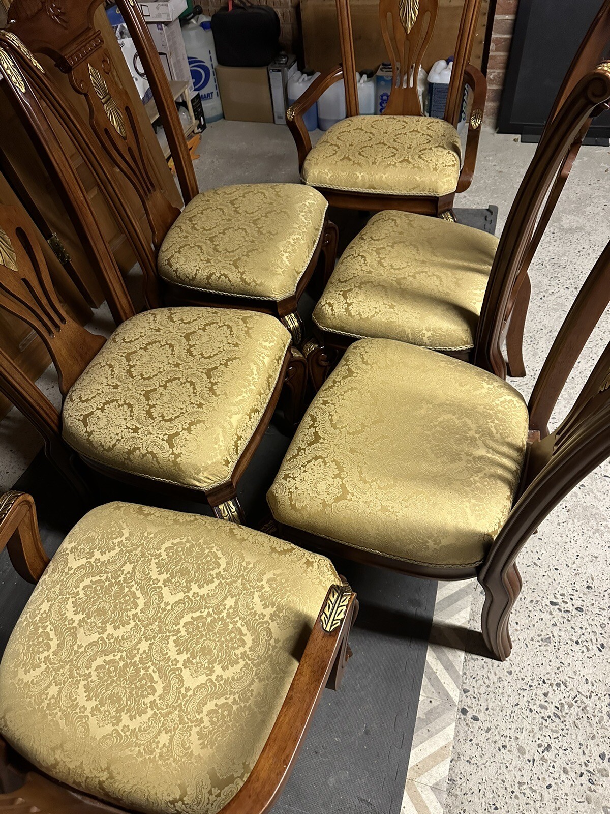 6 Wooden Dining Chairs eBay