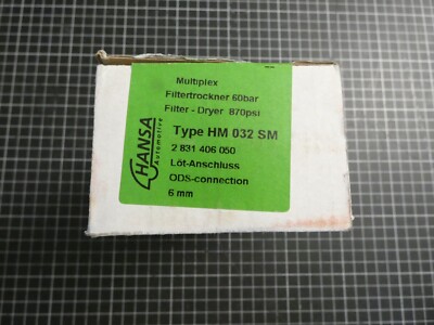 Hansa Filtertrockner 60bar, HM 032 SM; 2 831 406 050
