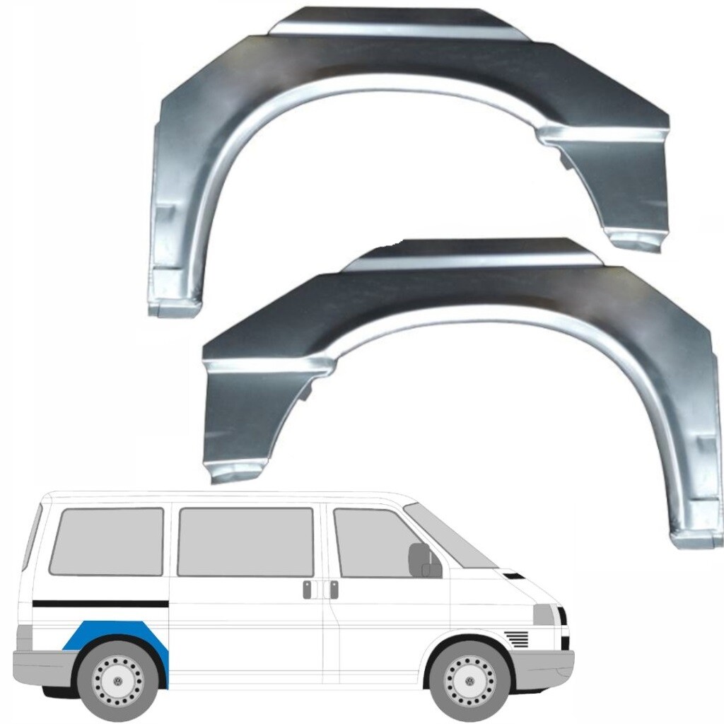 VOLKSWAGEN TRANSPORTER T4 SWB 1990-2003 REAR WHEEL ARCH REPAIR PANEL / PAIR