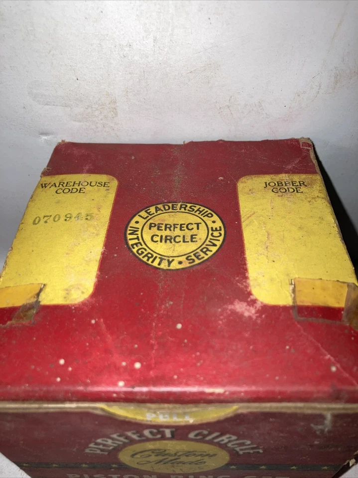 Perfect Circle Piston Ring Set Custom Made Vintage NOS 8068 .03 Ford Truck ‘41 - Image 2 of 4