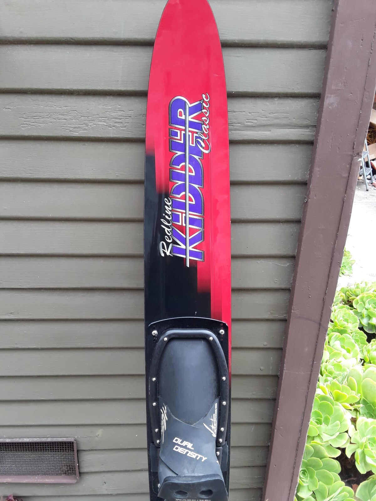 Kidder Redline Classic Slalom Water Ski Concave 9.5. 65" With Case eBay