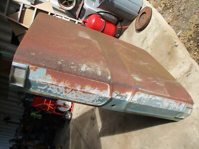 66 PLYMOUTH FURY I1 2 TRUNK LID ORIGINAL SURVIVOR OEM WILL SHIP FREIGHT