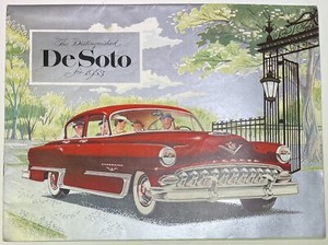 Vintage 1953 DeSoto automobile brochure