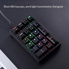 Mini USB Numerische Mechanische Tastatur RGB Backlight 21 Tasten Numpad Tastatur